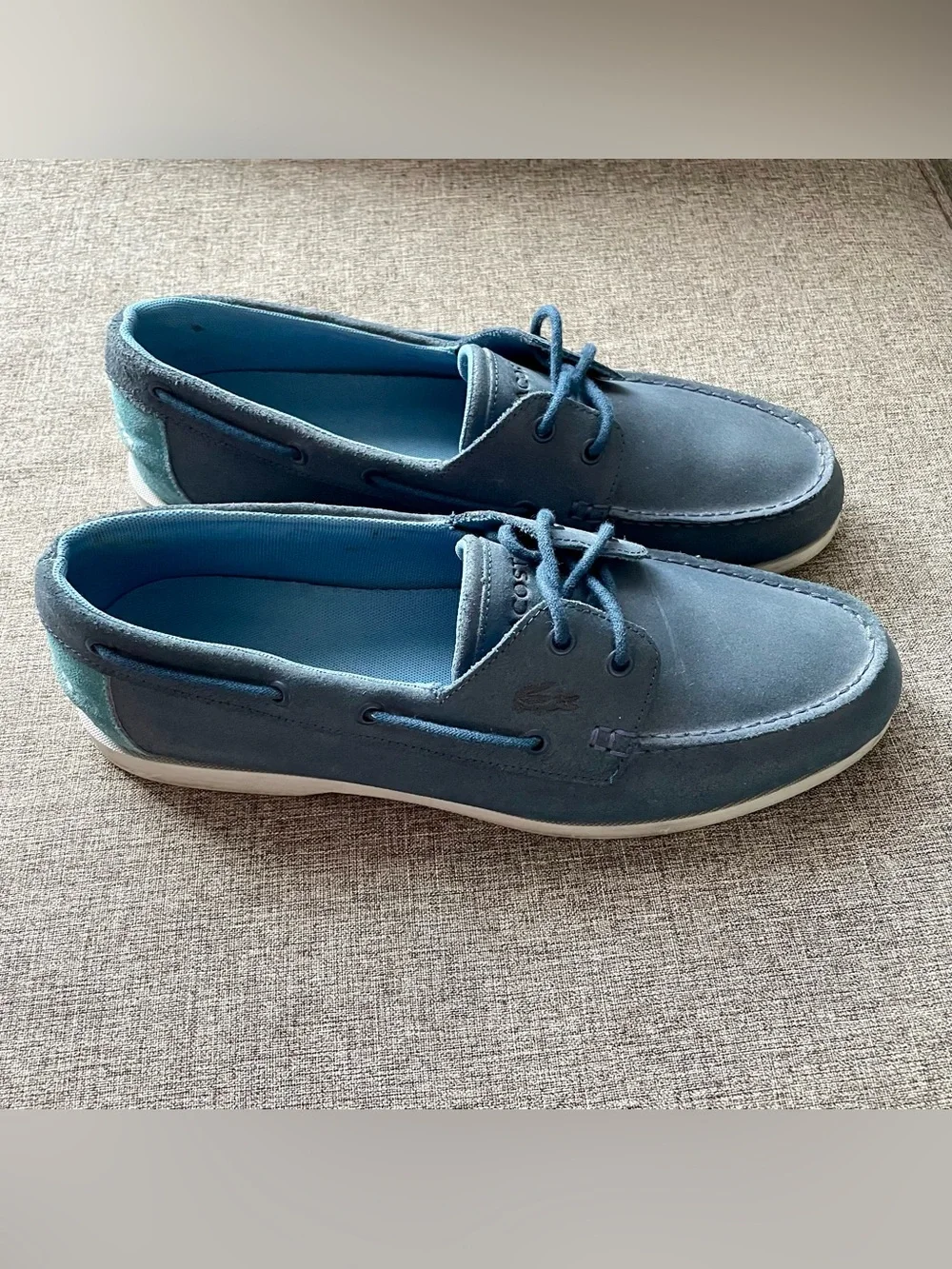 Lacoste Navire Leather Boat Shoes Men’s